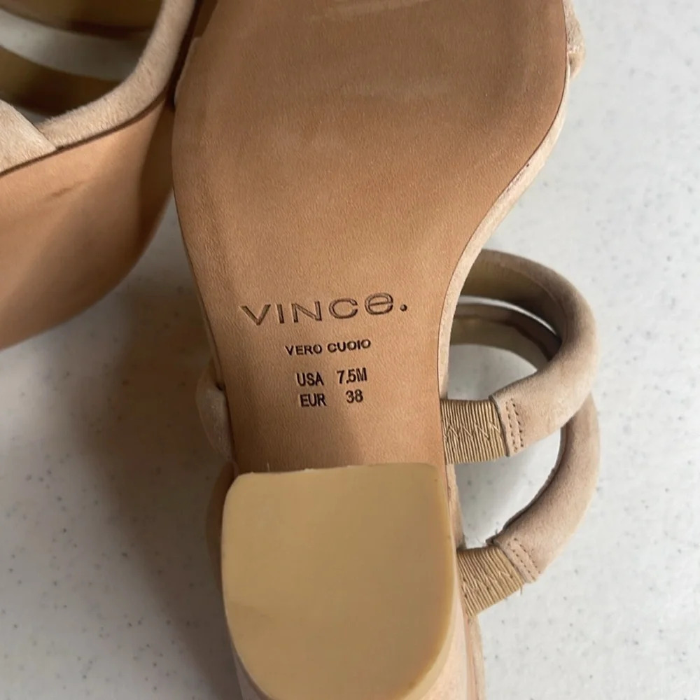 Vince
Women's Dara Slip On Strappy High Heel Sandals Sz 7.5 - Picture 10 of 13